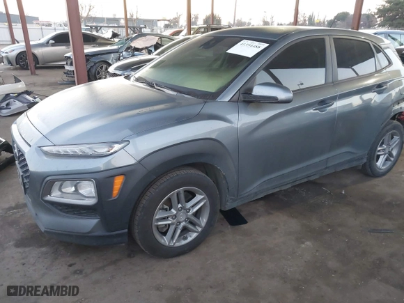 2020 Hyundai Kona SE with VIN KM8K1CAA0LU474165, listed as a IAAI auction lot 41354488 with 106,918 mi miles. Bid and sale history available at carsss.com. Image 2.