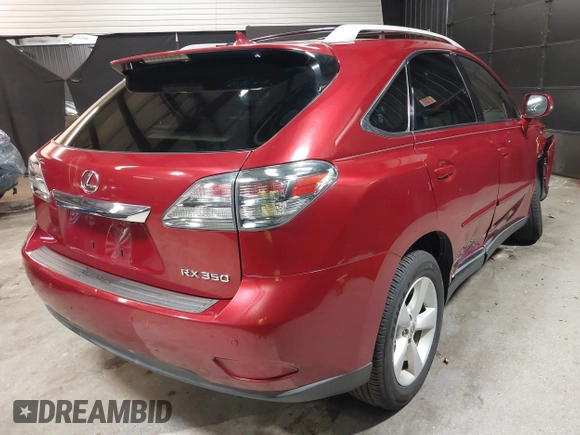 2012 Lexus RX 350 with VIN JTJBK1BAXC2447441, listed as a IAAI auction lot 41704878 with 258,818 mi miles and . Bid and sale history available at DreamBid. Image 4.