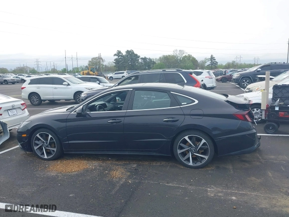 2023 Hyundai Sonata SEL Plus with VIN KMHL44J21PA279726, listed as a IAAI auction lot 41915491 with 52,834 mi miles. Bid and sale history available at carsss.com. Image 14.