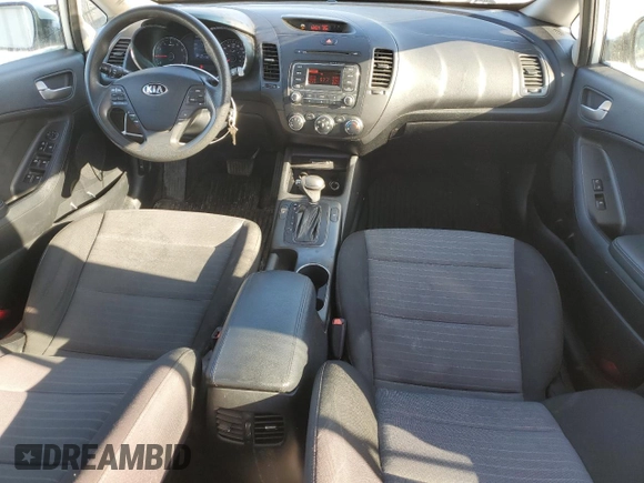 2015 Kia Forte LX with VIN KNAFX4A64F5405545, listed as a Copart auction lot 87821285 with 163,130 mi miles and Salvage Title. Bid and sale history available at DreamBid. Image 8.