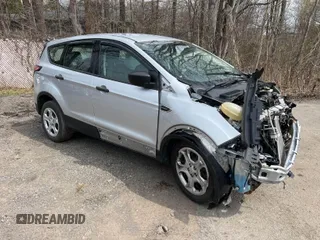 2018 Ford Escape S with VIN 1FMCU0F77JUC56681, listed as a IAAI auction lot 42043066 with 146,274 mi miles. Bid and sale history available at carsss.com. Image 1.