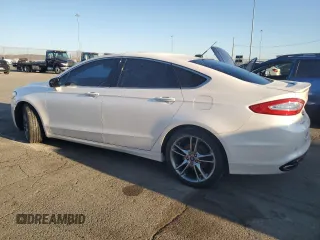 2015 Ford Fusion Titanium with VIN 3FA6P0D95FR292077, listed as a Copart auction lot 48497565 with 144,936 mi miles and Salvage Title. Bid and sale history available at carsss.com. Image 2.