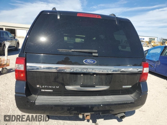 2017 Ford Expedition Platinum with VIN 1FMJU1MT8HEA80645, listed as a Copart auction lot 80705674 with 114,867 mi miles and Clean title. Bid and sale history available at DreamBid. Image 6.