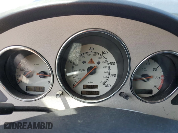 2000 Mercedes-Benz SLK 230 Kompressor with VIN WDBKK47F0YF166062, listed as a Copart auction lot 54318895 with 98,097 mi miles and Clean title. Bid and sale history available at DreamBid. Image 9.