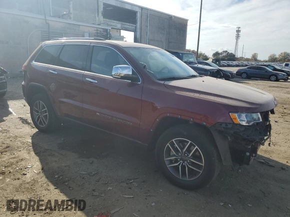 2022 Jeep Grand Cherokee WK Limited with VIN 1C4RJFBG9NC142273, listed as a Copart auction lot 78364814 with 40,054 mi miles and Salvage Title. Bid and sale history available at carsss.com. Image 4.