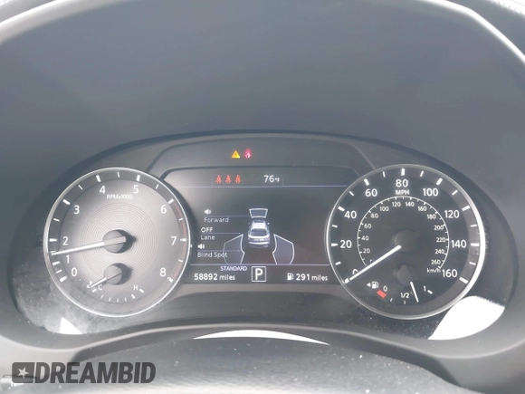 2023 Infiniti QX55 Luxe with VIN 3PCAJ5JR3PF115036, listed as a IAAI auction lot 42290047 with 58,892 mi miles and . Bid and sale history available at DreamBid. Image 7.