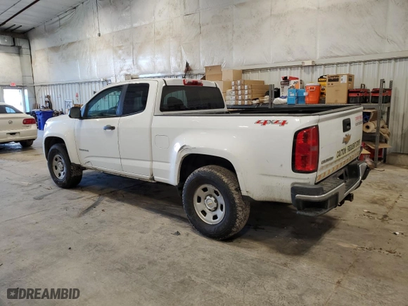 2018 Chevrolet Colorado 4WD Work Truck with VIN 1GCHTBEA0J1252270, listed as a Copart auction lot 46482765 with 115,302 mi miles and Non Repairable. Bid and sale history available at carsss.com. Image 2.