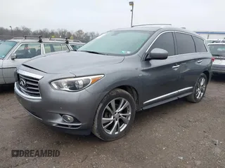 2015 Infiniti QX60 with VIN 5N1AL0MMXFC532738, listed as a IAAI auction lot 41995957 with 155,495 mi miles. Bid and sale history available at carsss.com. Image 2.