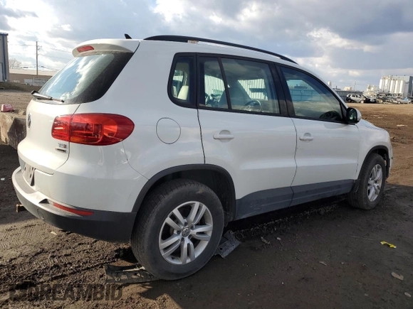 2017 Volkswagen Tiguan S with VIN WVGBV7AX2HW510997, listed as a Copart auction lot 47183485 with 84,603 mi miles and Clean Title. Bid and sale history available at DreamBid. Image 3.