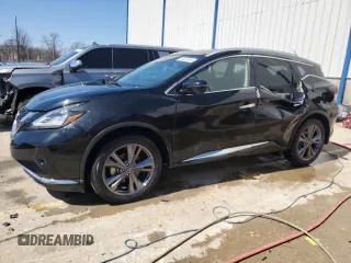2021 Nissan Murano Platinum z VIN 5N1AZ2DS1MC123310, wystawiony jako Copart lot #49235165 z przebiegiem 35 809 mil mil oraz Szkoda całkowita • Salvage title. Historia ofert i sprzedaży dostępna na DreamBid. Obrazek 1.