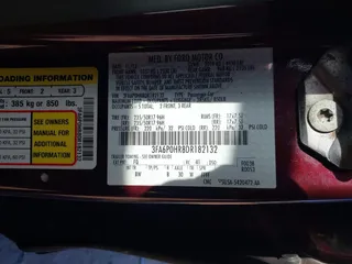 2013 Ford Fusion SE with VIN 3FA6P0HR8DR182132, listed as a IAAI auction lot 41826006 with 241,124 mi miles. Bid and sale history available at carsss.com. Image 9.