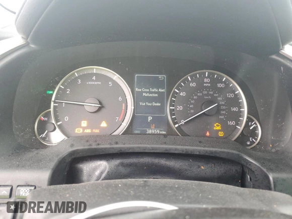 2022 Lexus RX 350 with VIN 2T2AZMDA5NC336823, listed as a Copart auction lot 86950954 with 38,959 mi miles and Salvage title. Bid and sale history available at DreamBid. Image 9.