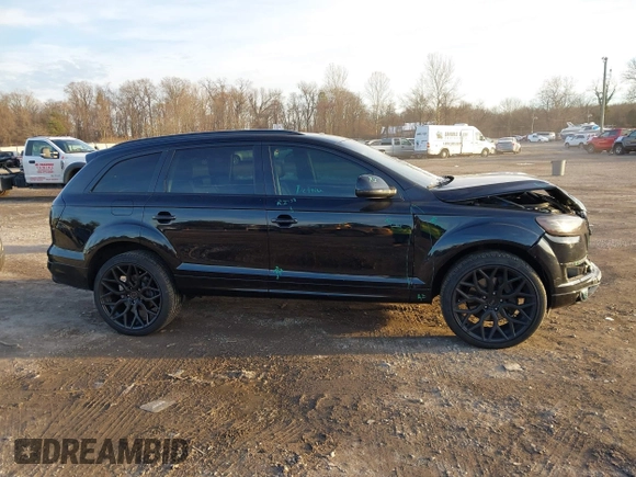 2013 Audi Q7 3.0T Premium Plus with VIN WA1LGAFE1DD008439, listed as a IAAI auction lot 41045973 with 100,868 mi miles. Bid and sale history available at carsss.com. Image 13.