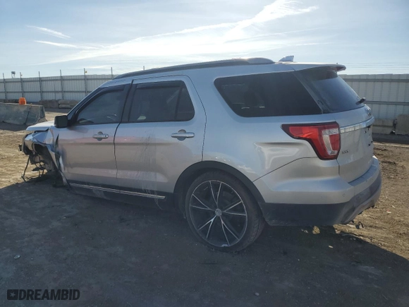 2017 Ford Explorer XLT with VIN 1FM5K8D81HGC44558, listed as a Copart auction lot 42181735 with 107,356 mi miles and Salvage Title. Bid and sale history available at carsss.com. Image 2.