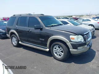 2006 Ford Explorer Eddie Bauer with VIN 1FMEU64E16UB43197, listed as a IAAI auction lot 42756707 with 188,485 mi miles and . Bid and sale history available at DreamBid. Image 1.