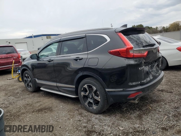 2017 Honda CR-V Touring with VIN 2HKRW2H9XHH113831, listed as a Copart auction lot 53442615 with 150,460 mi miles and Salvage Title. Bid and sale history available at DreamBid. Image 2.