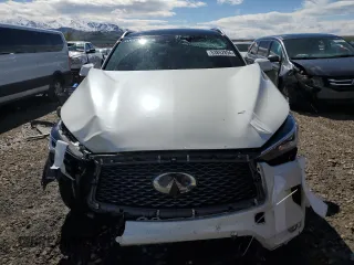 2022 Infiniti QX50 AUTOGRAPH with VIN 3PCAJ5DBXNF109603, listed as a Copart auction lot 53852894 with 43,803 mi miles and Salvage Title. Bid and sale history available at carsss.com. Image 5.