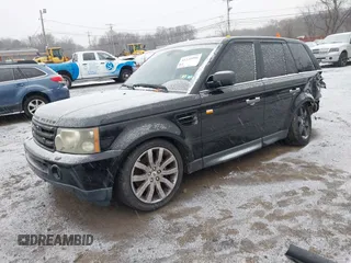 2006 Land Rover Range Rover Sport SC with VIN SALSH23446A922357, listed as a IAAI auction lot 41249996 with 113,673 mi miles. Bid and sale history available at carsss.com. Image 2.