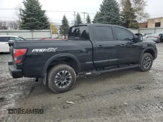 2022 Nissan Titan XD Platinum Reserve with VIN 1N6AA1FB2NN104867, listed as a Copart auction lot 81809934 with 17,574 mi miles and Salvage Title. Bid and sale history available at carsss.com. Image 3.