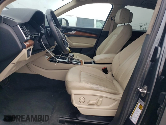 2022 Audi Q5 S line Premium with VIN WA1GAAFY0N2109689, listed as a Copart auction lot 54224605 with 111,964 mi miles and Salvage title. Bid and sale history available at DreamBid. Image 7.