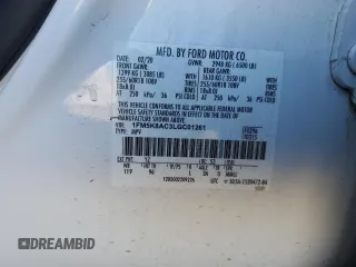 2020 Ford Explorer z VIN 1FM5K8AC3LGC01261, wystawiony jako Copart lot #46996825 z przebiegiem 145 667 mil mil oraz Szkoda całkowita • Salvage title. Historia ofert i sprzedaży dostępna na DreamBid. Obrazek 13.