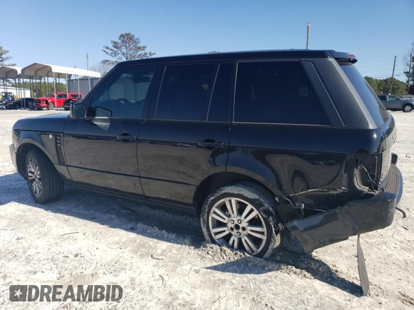 2012 Land Rover Range Rover HSE Lux with VIN SALMF1D41CA381092, listed as a Copart auction lot 48295575 with 194,952 mi miles and Salvage title. Bid and sale history available at DreamBid. Image 2.