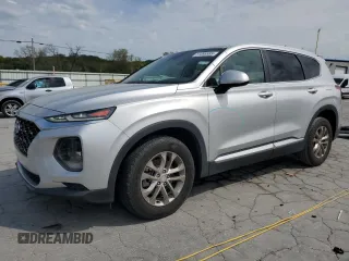 2019 Hyundai Santa Fe SE with VIN 5NMS23ADXKH016781, listed as a Copart auction lot 51088985 with 133,068 mi miles and Salvage Title. Bid and sale history available at carsss.com. Image 1.