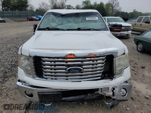 2011 Ford F-150 XL с VIN 1FTFW1EF0BFC75265, выставлен на аукционе Copart как лот 52599995 с пробегом Не указан миль и Списание • Salvage title. История ставок и продаж доступна на DreamBid. Изображение 5.