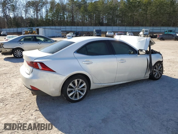 2016 Lexus IS 300/350 with VIN JTHCM1D22G5003657, listed as a Copart auction lot 46746135 with 127,331 mi miles and Salvage Title. Bid and sale history available at DreamBid. Image 3.