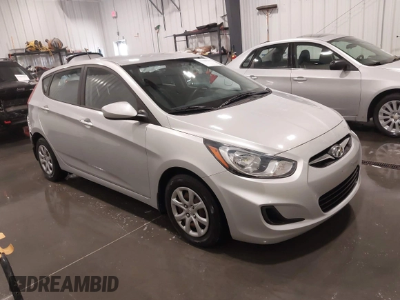 2014 Hyundai Accent GS with VIN KMHCT5AE4EU150877, listed as a IAAI auction lot 41989235 with 68,918 mi miles. Bid and sale history available at carsss.com. Image 1.