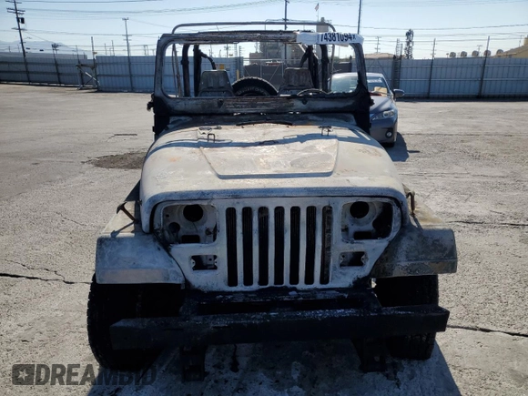 1995 Jeep Wrangler S with VIN 1J4FY19P8SP274074, listed as a Copart auction lot 74381094 with 0 mi miles and Salvage Title. Bid and sale history available at carsss.com. Image 5.