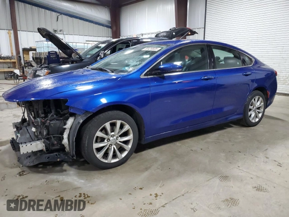 2015 Chrysler 200 C with VIN 1C3CCCCB8FN542062, listed as a Copart auction lot 50426835 with 86,987 mi miles and Salvage Title. Bid and sale history available at carsss.com. Image 1.