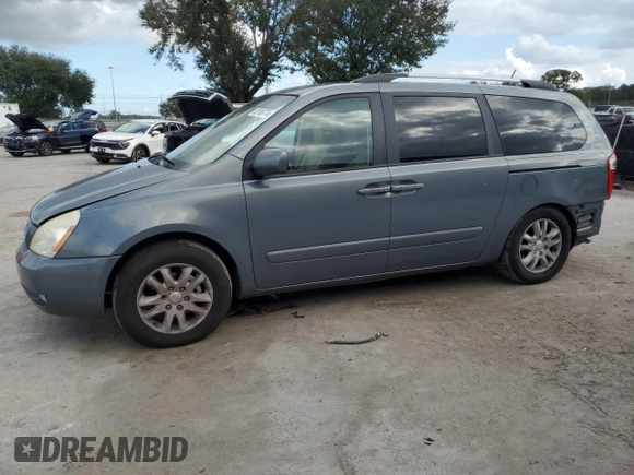 2009 Kia Sedona EX with VIN KNDMB233396299667, listed as a Copart auction lot 80186774 with 197,328 mi miles and Salvage Title. Bid and sale history available at carsss.com. Image 1.