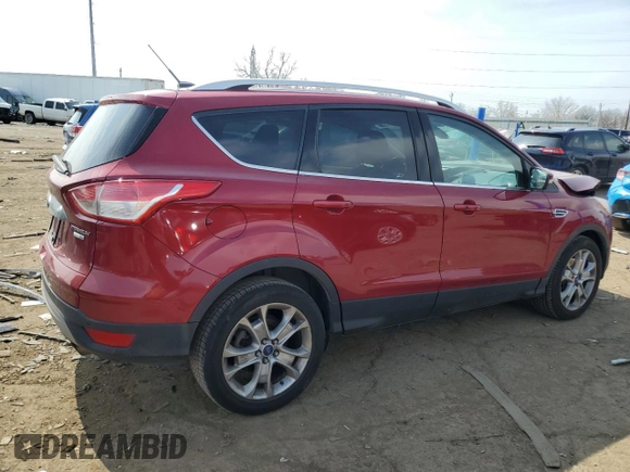2015 Ford Escape Titanium with VIN 1FMCU9J93FUC90332, listed as a Copart auction lot 52861535 with 129,894 mi miles and Clean Title. Bid and sale history available at DreamBid. Image 3.