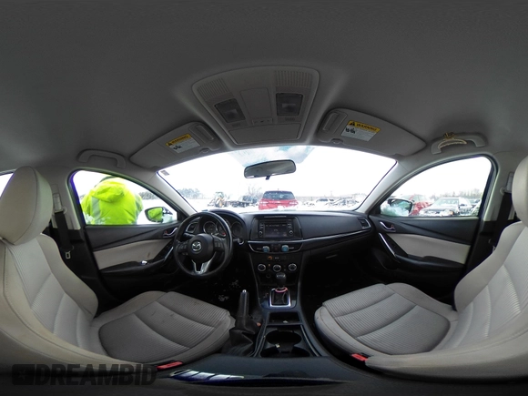2015 Mazda 6 i Sport with VIN JM1GJ1U6XF1175925, listed as a IAAI auction lot 41704201 with 115,404 mi miles. Bid and sale history available at carsss.com. Image 19.