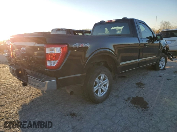 2022 Ford F-150 XL with VIN 1FTMF1E52NKE30280, listed as a Copart auction lot 81897094 with 61,210 mi miles and Salvage Title. Bid and sale history available at DreamBid. Image 3.