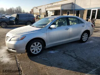 2007 Toyota Camry Hybrid with VIN JTNBB46K873014090, listed as a Copart auction lot 88959075 with 91,417 mi miles and Salvage Title. Bid and sale history available at carsss.com. Image 1.