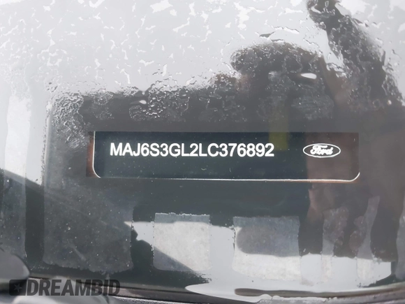 2020 Ford EcoSport SE with VIN MAJ6S3GL2LC376892, listed as a IAAI auction lot 41655638 with 56,710 mi miles and . Bid and sale history available at DreamBid. Image 9.