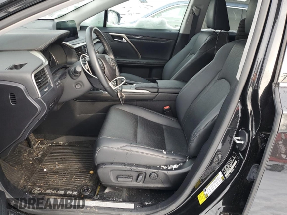 2021 Lexus RX with VIN 2T2AZMDA6MC289848, listed as a Copart auction lot 43322595 with 13,657 mi miles and Salvage Title. Bid and sale history available at carsss.com. Image 7.