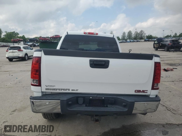 2012 GMC Sierra 1500 SLT with VIN 3GTP2WE76CG190873, listed as a Copart auction lot 56222565 with 123,854 mi miles and Salvage title. Bid and sale history available at DreamBid. Image 6.