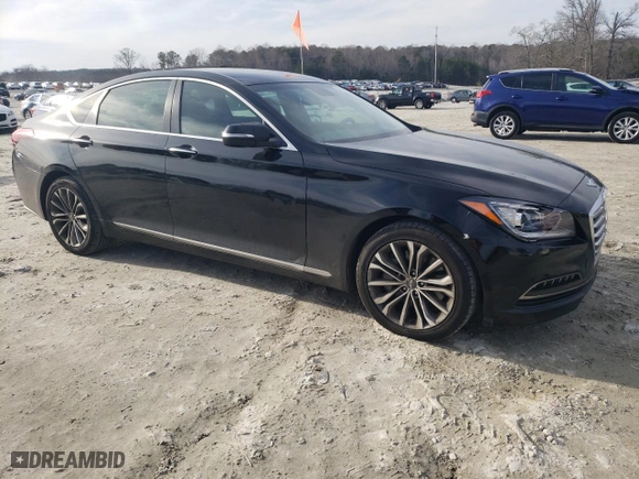 2015 Hyundai Genesis 3.8L with VIN KMHGN4JE3FU052415, listed as a Copart auction lot 43049925 with 251,347 mi miles and Salvage Title. Bid and sale history available at carsss.com. Image 4.