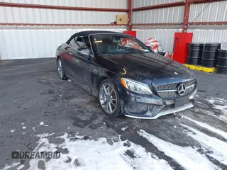 2017 Mercedes-Benz C 43 AMG with VIN WDDWK6EB4HF479202, listed as a IAAI auction lot 41432277 with 50,378 mi miles and . Bid and sale history available at DreamBid. Image 1.