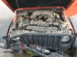 2018 Jeep Wrangler Unlimited Rubicon with VIN 1C4HJXFG7JW287624, listed as a Copart auction lot 59006895 with 64,871 mi miles and Salvage title. Bid and sale history available at DreamBid. Image 12.