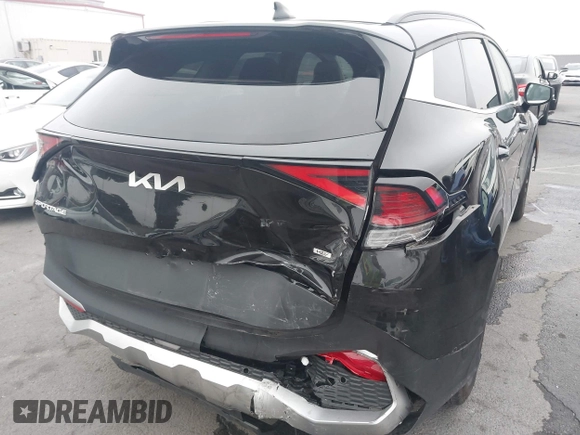 2023 Kia Sportage EX with VIN KNDPVCAG1P7043695, listed as a IAAI auction lot 42505834 with 16,192 mi miles and . Bid and sale history available at DreamBid. Image 6.