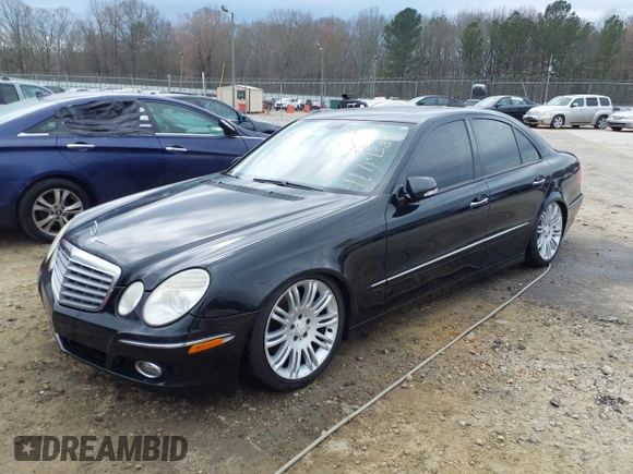 2007 Mercedes-Benz E-Class Sport 5.5L with VIN WDBUF72X67A994093, listed as a IAAI auction lot 41719386 with 132,733 mi miles. Bid and sale history available at carsss.com. Image 2.