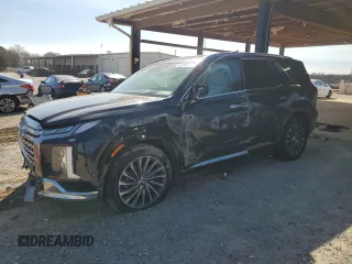 2023 Hyundai Palisade Calligraphy z VIN KM8R7DGE0PU584622, wystawiony jako Copart lot #49598165 z przebiegiem 21 432 mil mil oraz Szkoda całkowita • Salvage title. Historia ofert i sprzedaży dostępna na DreamBid. Obrazek 1.