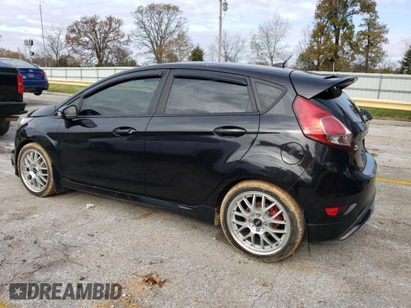 2015 Ford Fiesta ST with VIN 3FADP4GX9FM190593, listed as a Copart auction lot 79562274 with 149,838 mi miles and Salvage Title. Bid and sale history available at carsss.com. Image 2.