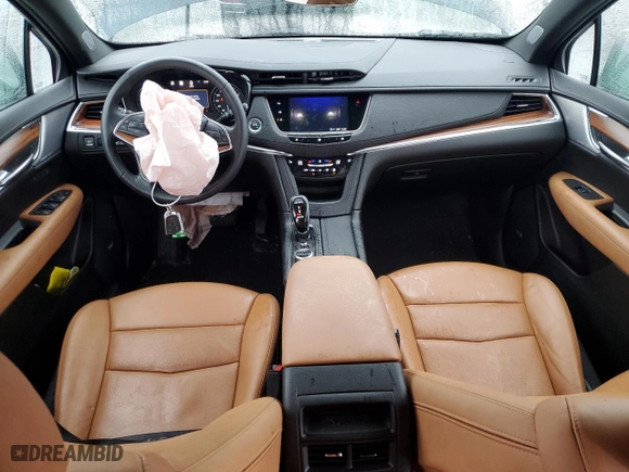 2021 Cadillac XT5 AWD Premium Luxury with VIN 1GYKNDRS4MZ170492, listed as a Copart auction lot 46247055 with 29,557 mi miles and Salvage Title. Bid and sale history available at carsss.com. Image 8.