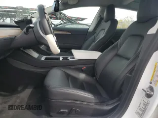 2023 Tesla Model 3 with VIN 5YJ3E1EA5PF413923, listed as a Copart auction lot 49008435 with 28,373 mi miles and Salvage Title. Bid and sale history available at DreamBid. Image 7.