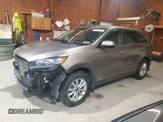 2019 Kia Sorento LX z VIN 5XYPGDA58KG487702, wystawiony jako Copart lot #58161275 z przebiegiem 91 928 mil mil oraz Szkoda całkowita • Salvage title. Historia ofert i sprzedaży dostępna na DreamBid. Obrazek 1.